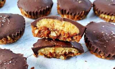 Copycat Twix Cookie Cups