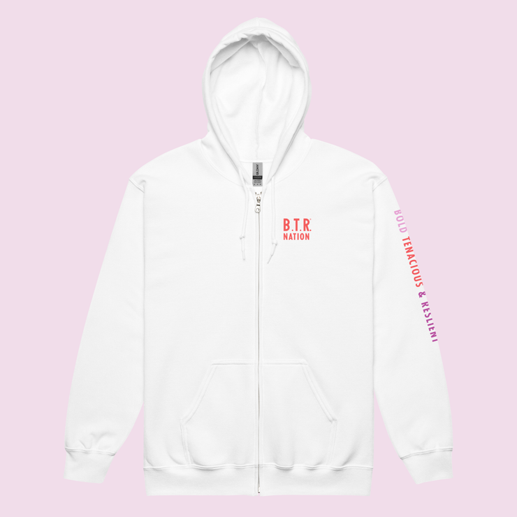 Bold, Tenacious & Resilient Zip Hoodie