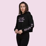 "I Read Ingredient Labels" Crop Hoodie