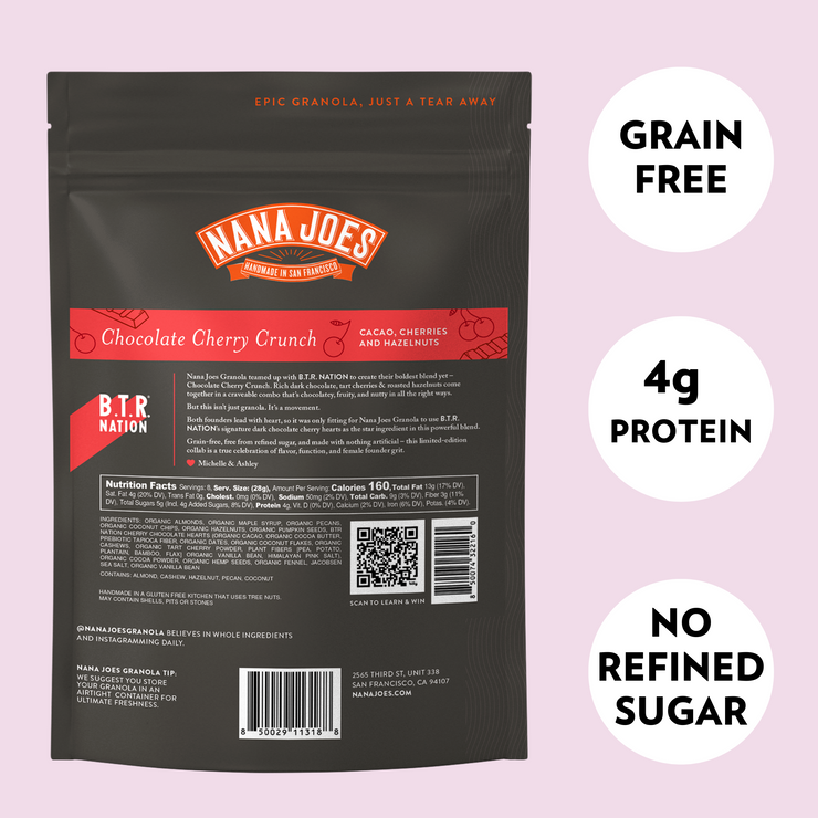 LIMITED EDITION COLLAB BUNDLE: CHOCOLATE CHERRY CRUNCH GRANOLA & CHOCOLATE CHERRY HEARTS 🩷
