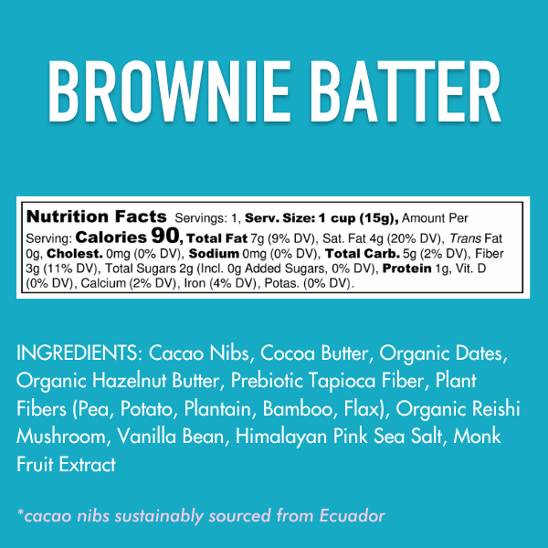 Dark Chocolate Brownie Batter Hazelnut Butter Hearts (3 Bags)